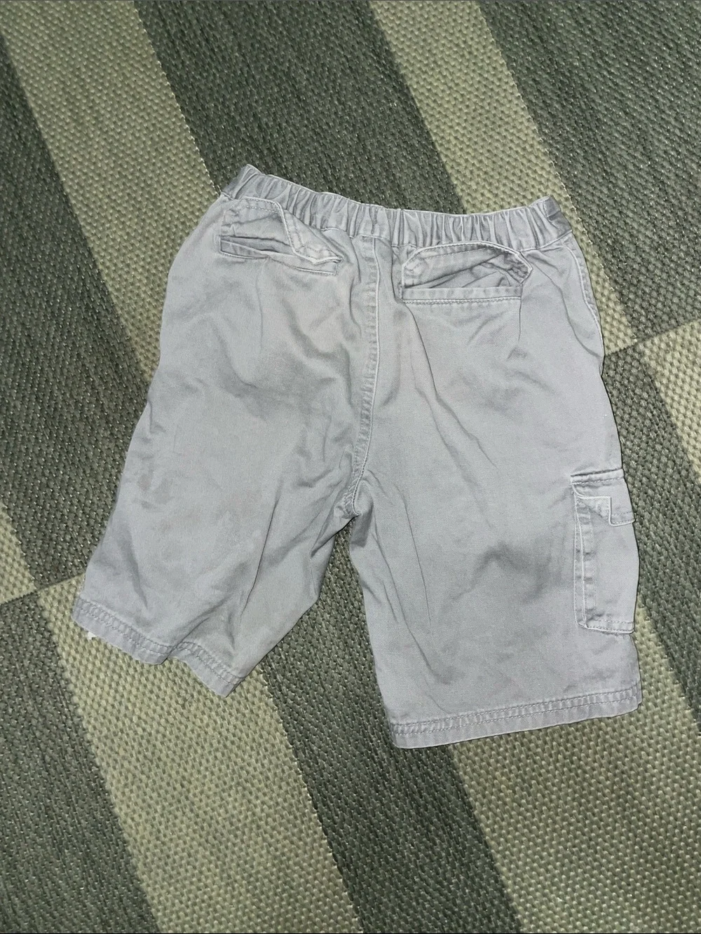 Disney Gray Shorts with Red Wing and Yellow Flame Graphic